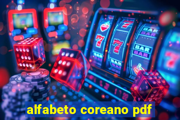 alfabeto coreano pdf